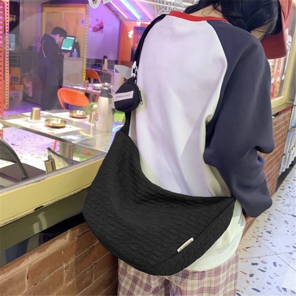 Crossbody-taske til kvinder Skuldertaske LYSEBLÅ Light blue