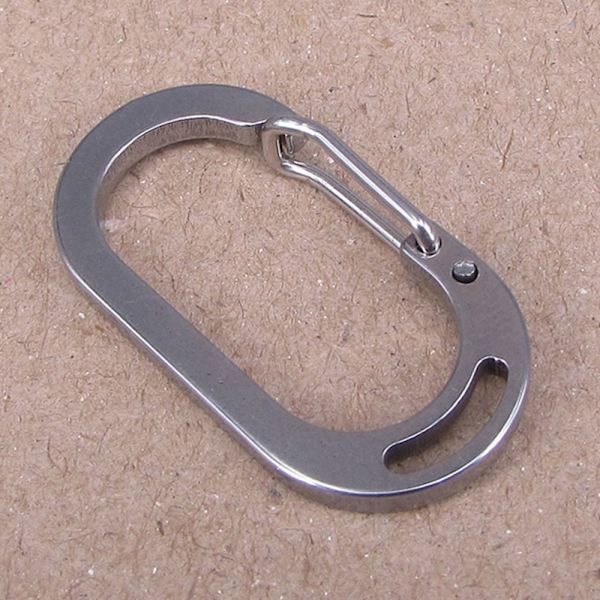 2 stk Fjederspænder U-formet Ring SORT Black
