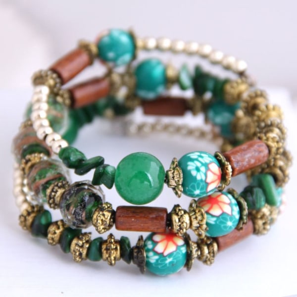 Bohemian Armbånd Multilayer Armbånd MULTICOLOR Multicolor