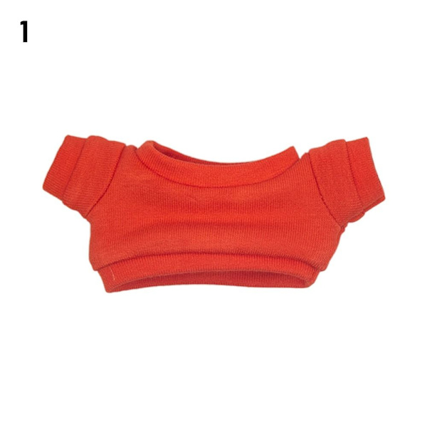 20 cm T-shirt för dockakläder Tecknad docka 1 1 1