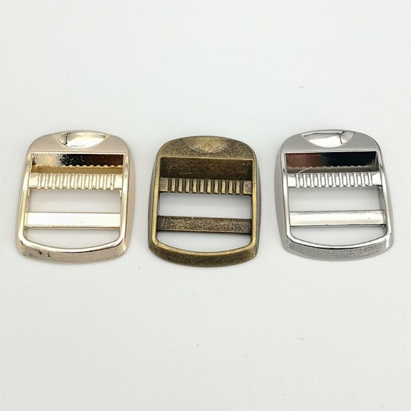 5st Metall Stege Lås Slider Justera Spännen GULD 32MM Gold 32mm