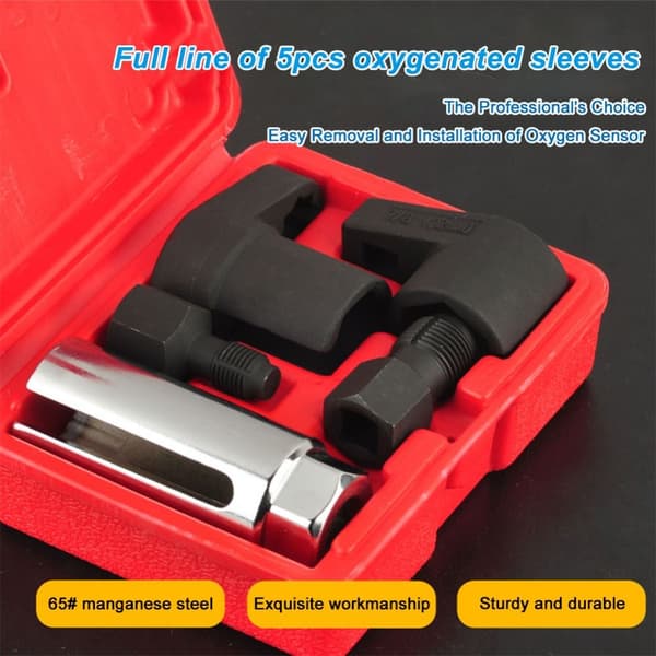 Oxygen Sensor Remover Syrgassensor skiftnyckelsats 5PCS/ SET 5PCS/ SET 5PCS/Set