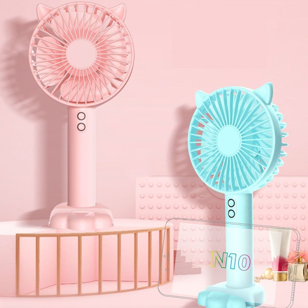 USB Håndholdt Fan Mini Fan PINK