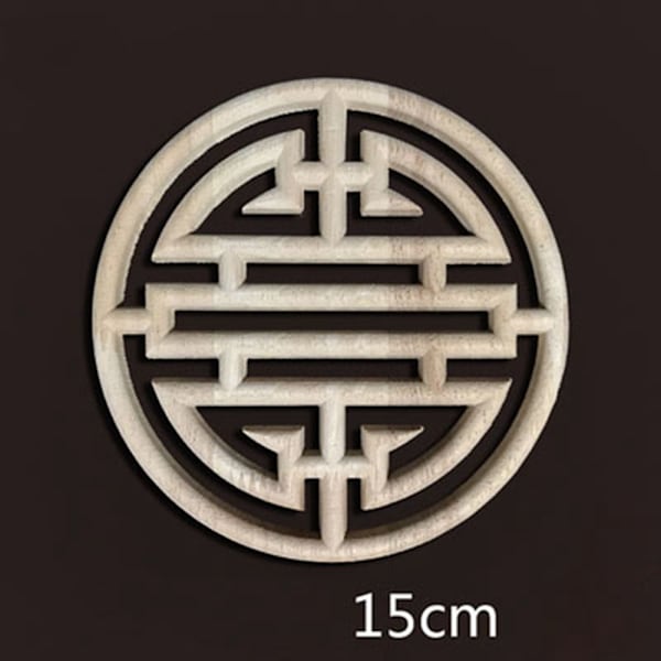 Trä snidade hantverk Träfigurer hantverk 10CM2 2 10cm2