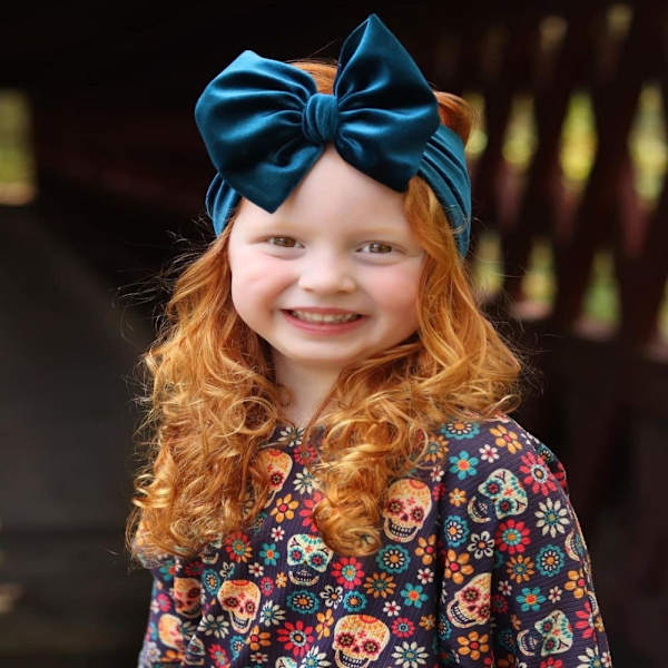 Black 2024 baby bow