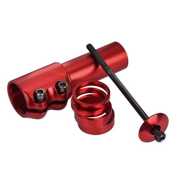 Cykelgaffelstammeforlænger Styr Forhøjer Stang RØD 12CM 12CM red 12cm-12cm