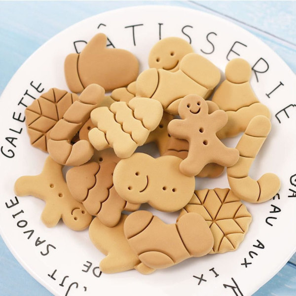 8 Stk/Sett Julekakeformer Kjeksformer Bakeform 8Pcs/Set