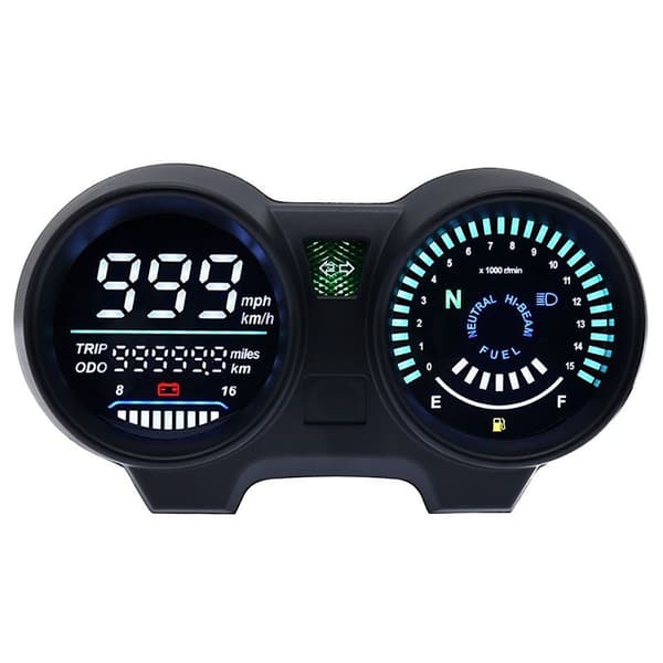 Hastighetsmätare Digital Instrumentpanel Motorcykel