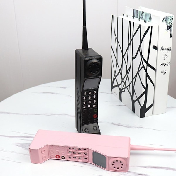 Mobil Brick Phone Model Brick Mobiltelefon Dekoration Hantverk ROSA Pink