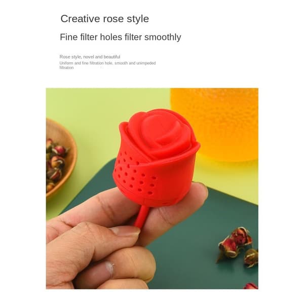 3 kpl Tea Infuser Teesiivilä Silikoni-teepussi
