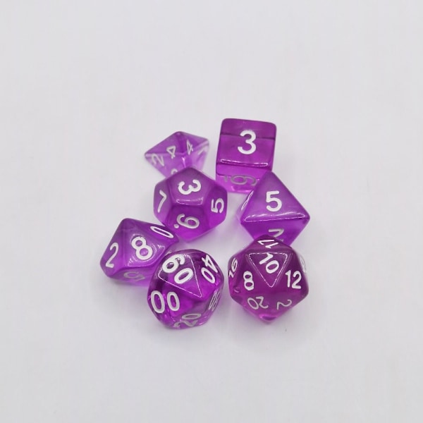 7 st/ set DND-tärningar Polyedriska tärningar STYLE 7 STYLE 7 Style 7
