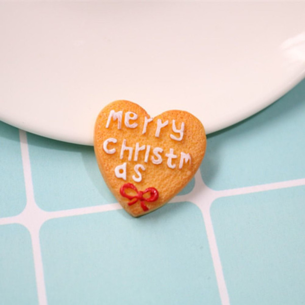 20 kpl / set Christmas Series Resin Figurine Crafts HEART HEART Heart