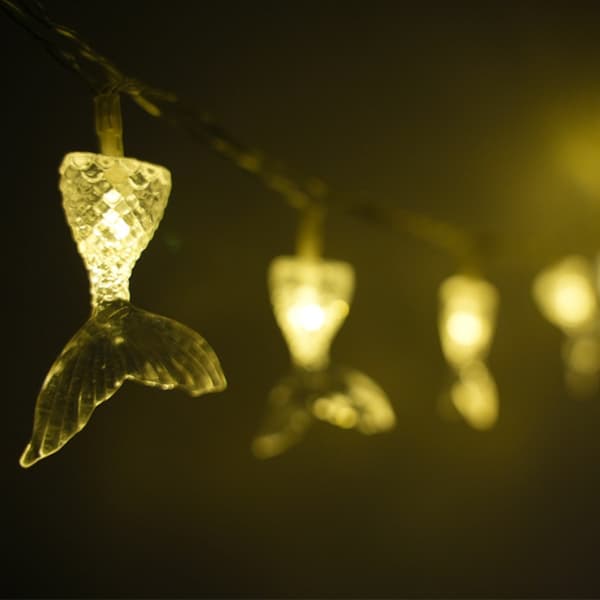 Havfrue Halelampe String Led Lys VARM HVIT VARM HVIT Warm White
