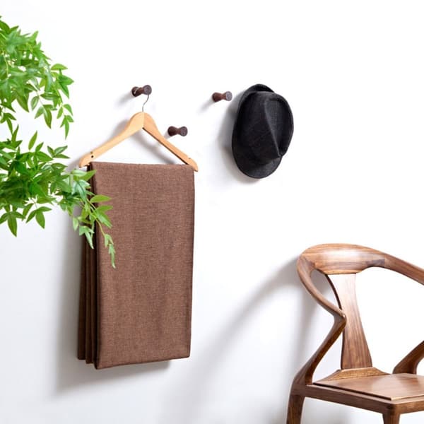 4kpl Puukoukut Hattukoukut PÄHKINÄPUU PUU PUU Walnut Wood