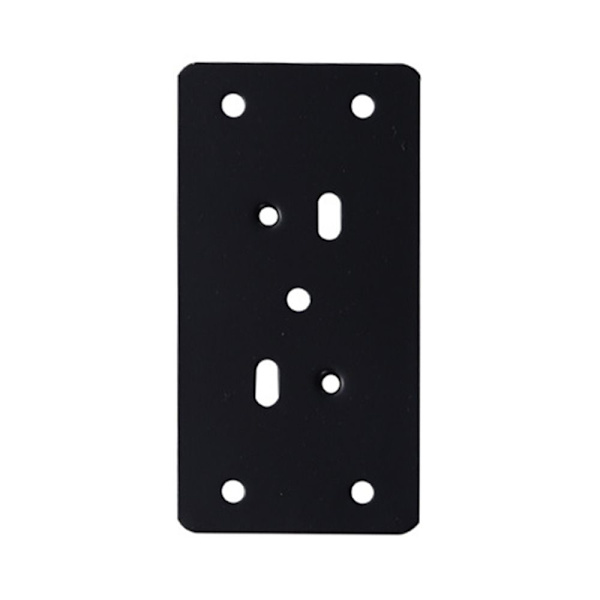 Monteringsplatta Set Gångjärn Fästplatta SVART STYLE2 STYLE2 Black Style2-Style2