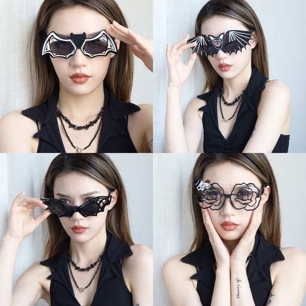 Halloweenglasögon Cosplayglasögon D D D