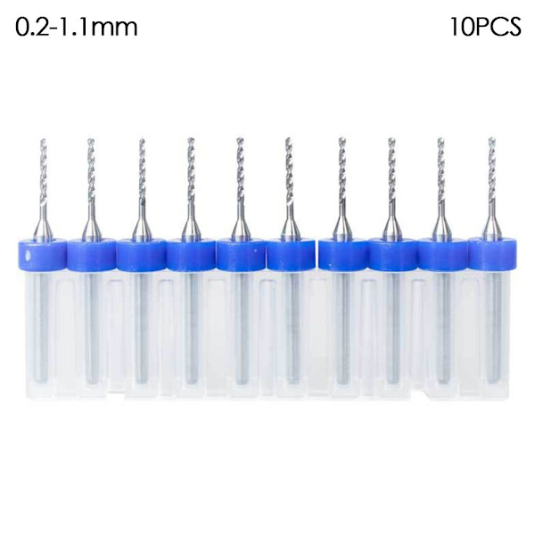 10 kpl kovametalliporanteriä 0,2-1,1 mm 0.2-1.1mm