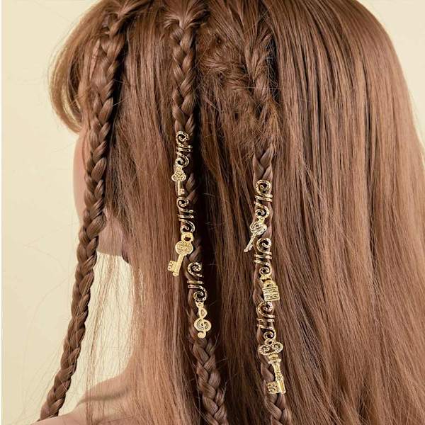Dreadlocks Håraccessoarer Dirty Braid Hårspännen STYLE 9 Style 9