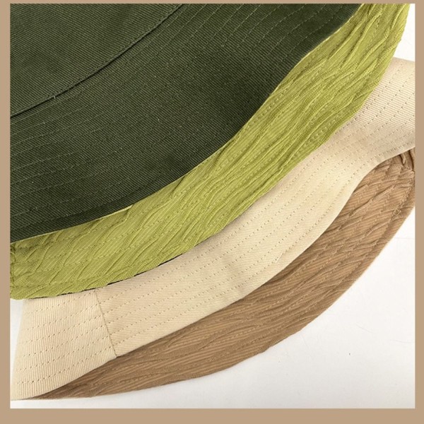 Vändbar Bucket Hat Solskydd KAFFE coffee