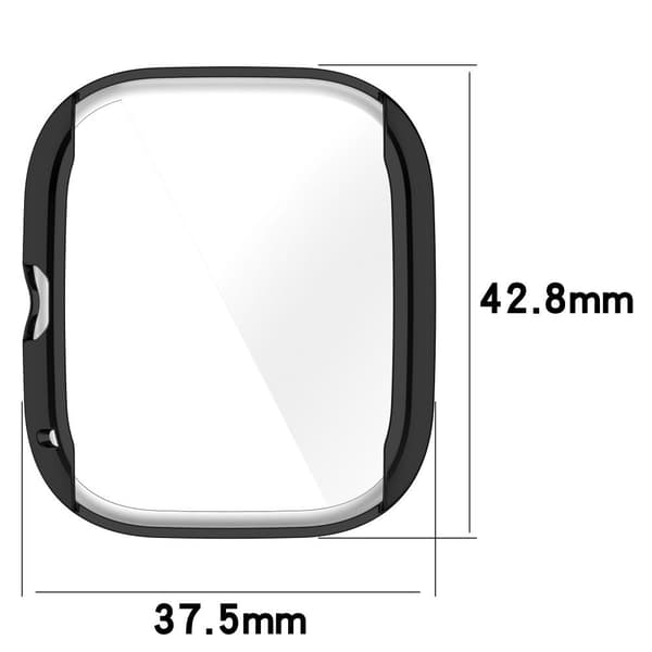 Til Amazfit GTS4 Mini Deksel Skjermbeskytter SØLV silver