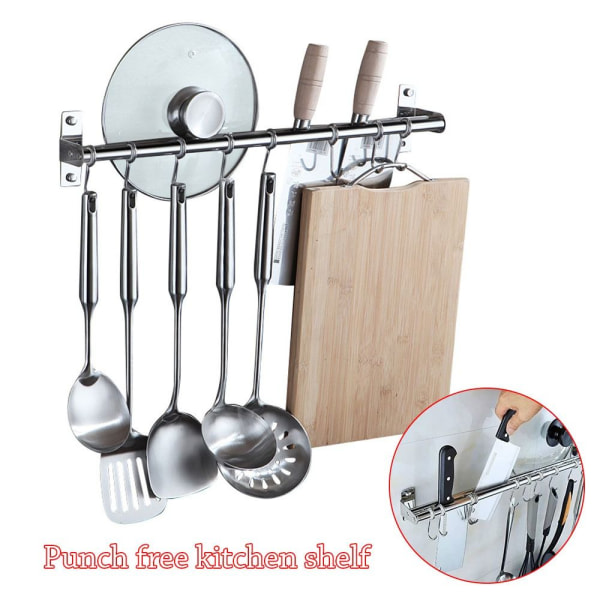 Veggmontert håndklestativ kroker 40CMDOUBLE POLE DOBBELSTÅG 40cmDouble Pole