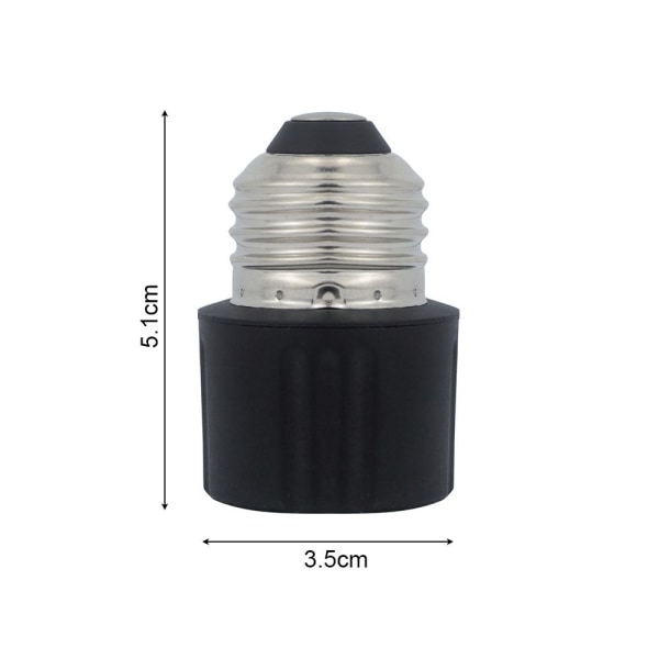 E26 Pæresokkel LED Sokkel SVART black