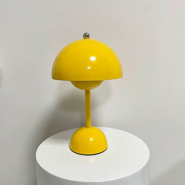 Svampelampe Natlampe GUL yellow