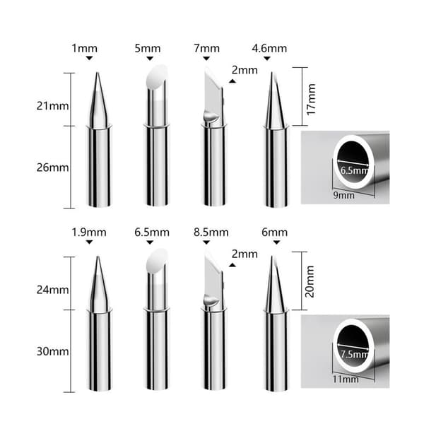 900M sveisespisser Loddebolthode 100W B TIPS 100W B TIPS 100W B Tips