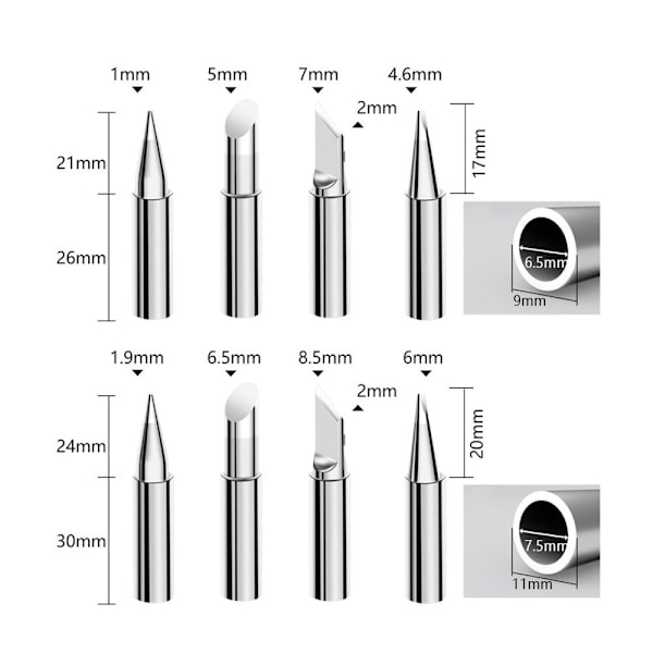 900M sveisespisser Loddebolthode 200W D TIPS 200W D TIPS 200W D Tips