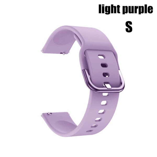 för Samsung Galaxy Watch Active 2 42mm silikon watch light purple S