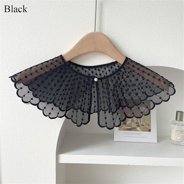 Falsk krage Avtakbar krage SVART black