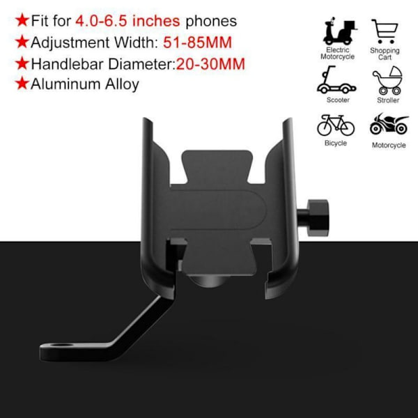 Sykkeltelefonholder Sykkelfeste SVART STYLE 2 STYLE 2 Black Style 2-Style 2