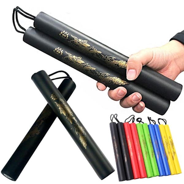 Vaahtomuovi Nunchakus Fitness Nunchucks SININEN Blue