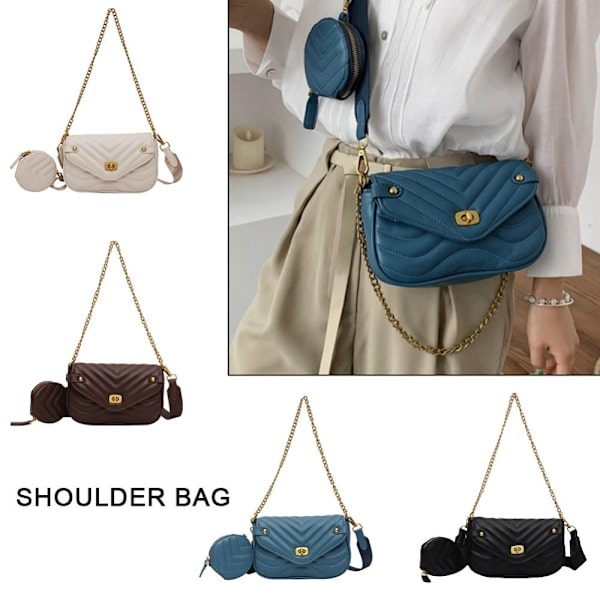 Muleposer Underarm Håndtaske SORT black