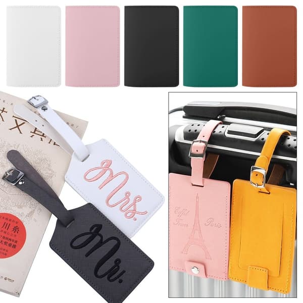 2 kpl Passport Case ID -pidike PINK Pink