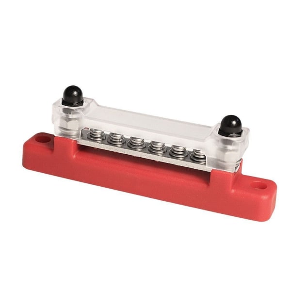 Bus Bar Auto Power SVART&RÖD Black&Red
