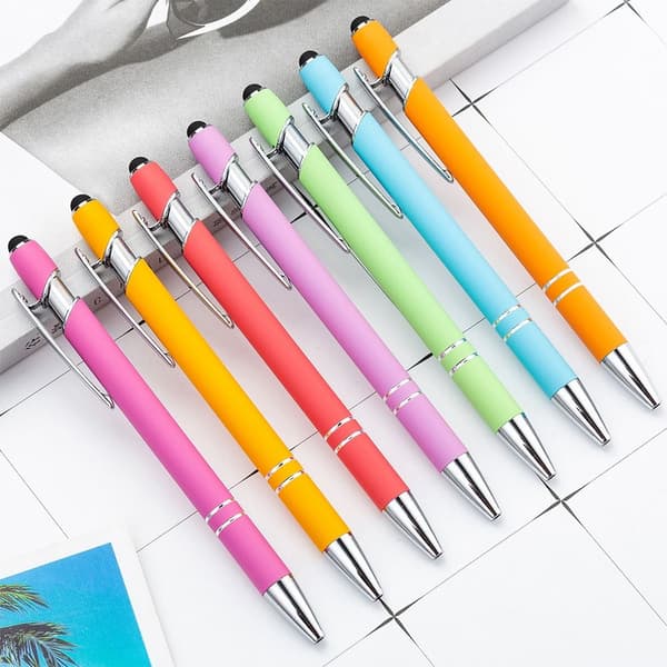 5 STK Touch Screen Kuglepen Sort Black