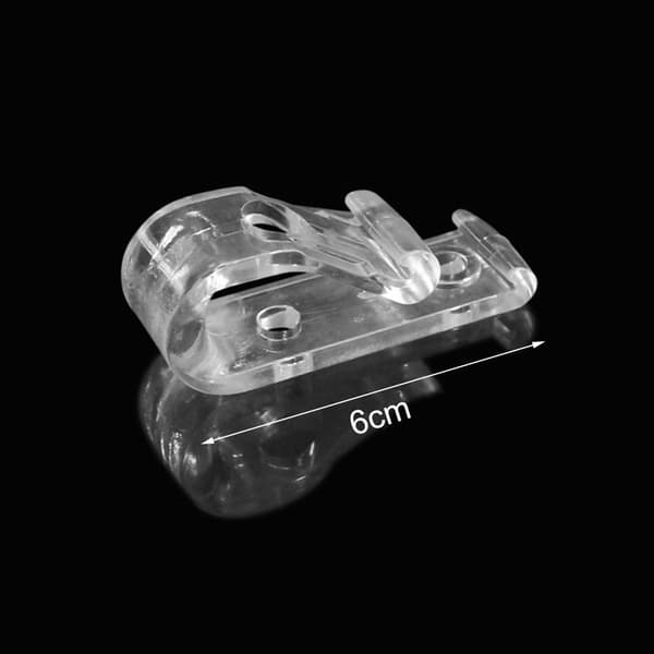 8st Fixeringskrok Fixed Clip VIT white