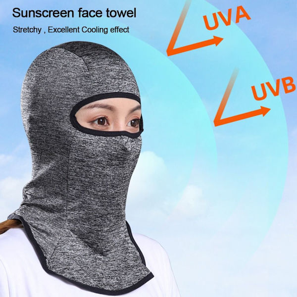 Full Face Cap Cykling Balaclava SORT black