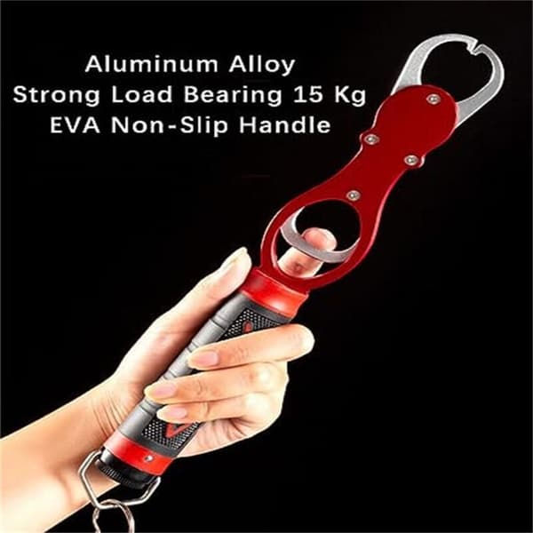 Heavy Duty Fish Lip Gripper Fish Controller PUNAINEN red