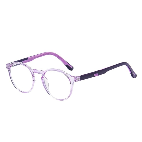 Lasten anti-siniset vaaleat lasit pyöreät silmälasit 1 1 1