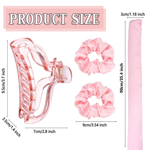 Heatless Curl Ribbon Pannband Lazy Curler #3 #3 #3