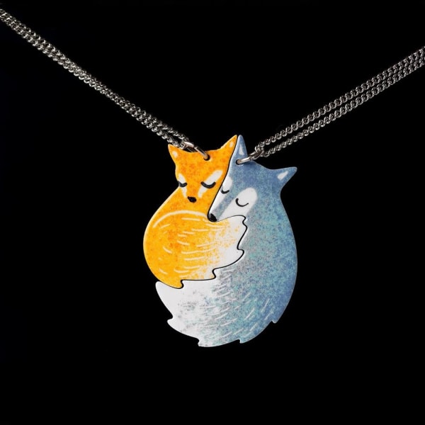 Halsband Halskedja Fox&Wolf Snuggle hänge