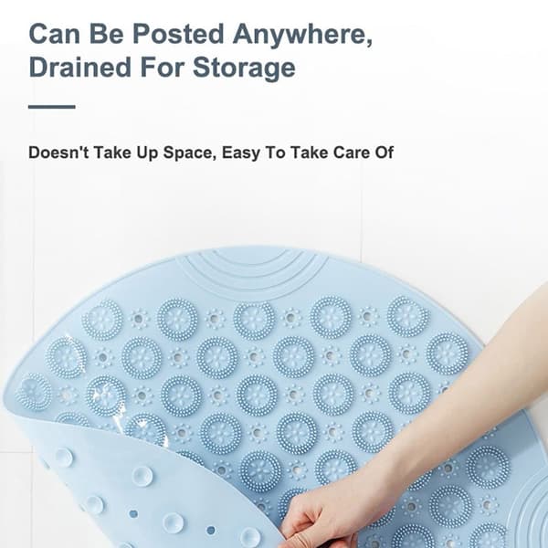 Sugegrepsmatte Badematter BLÅ Blue
