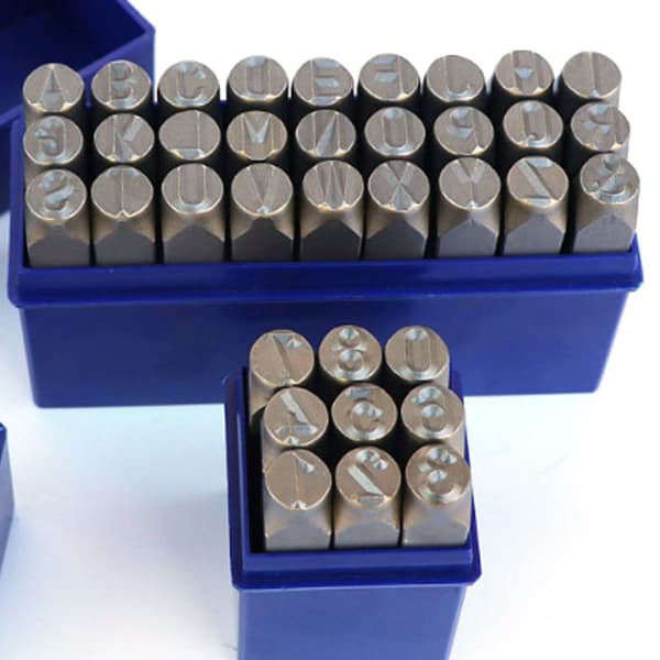 Nummerstämpel Lädertryck 3MM 3mm