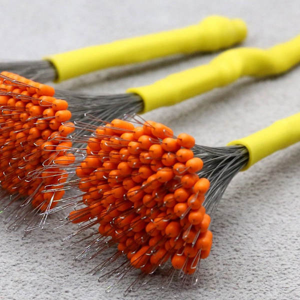 200 kpl Fishing Bobber Stopper -kumipapu M-1,5-2,5 M-1,5-2,5 M-1.5-2.5