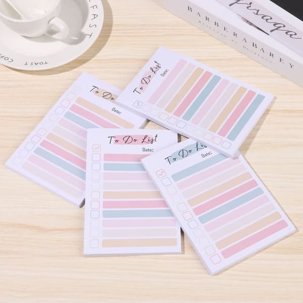 4 pakker Planner Pad Memo