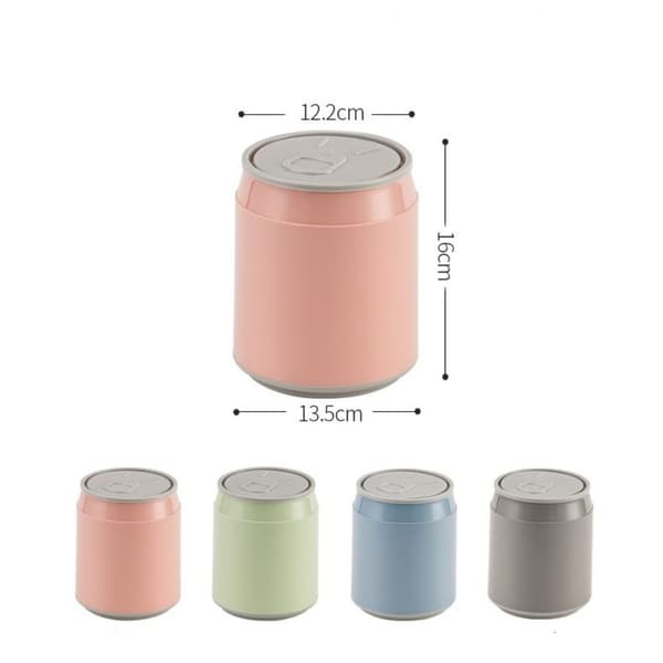 Skrivebord Dust Bin Mini Desktop Bin PINK pink