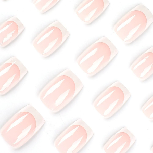 24 stk Fake Nails Short French JP2425 JP2425 JP2425