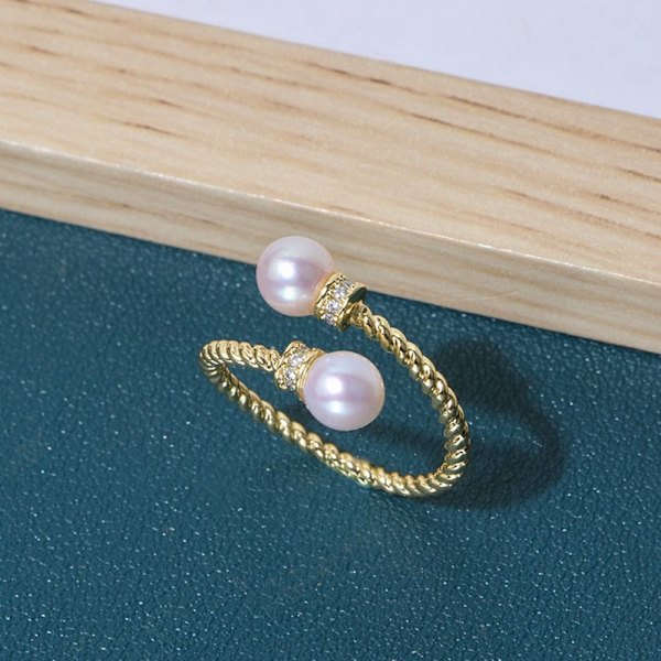 Pearl Ring Open Ring Korutarvikkeet